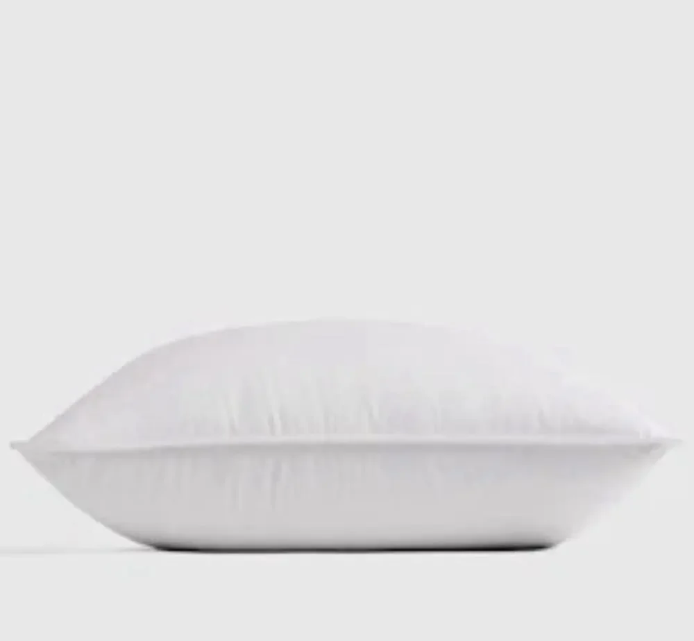 NWT Quince Luxe Goose Down Pillow Standard Size Soft/Medium Luxe White $144 ~ A